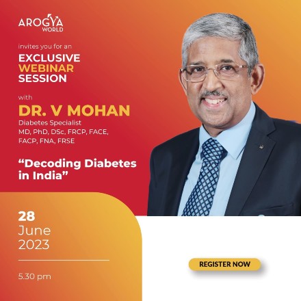 Join Padma Shri Awardee Dr. V Mohan I Decoding Diabetes In India ...